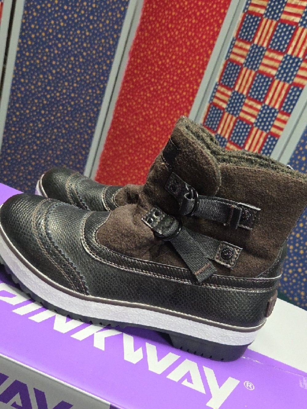 UGG Brown Waterproof Women's Ankle Boots - Picture 6 of 8